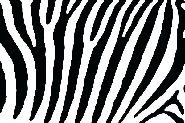 600x399 Zebra Stripes Template