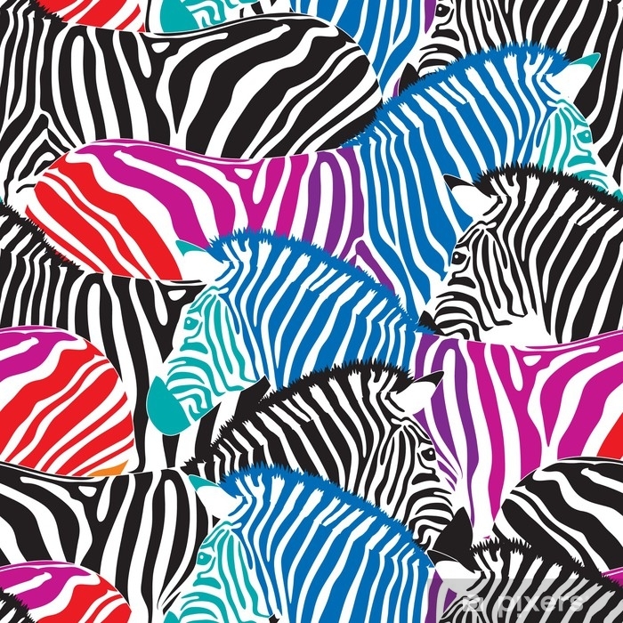 Black And Colorful Zebra Seamless Pattern Savannah Animal 700x700 Black And Colorful Zebra Seamless Pattern Savannah Animal