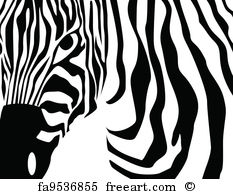 233x194 Free Art Print Of Zebra Silhouette Vector Freeart