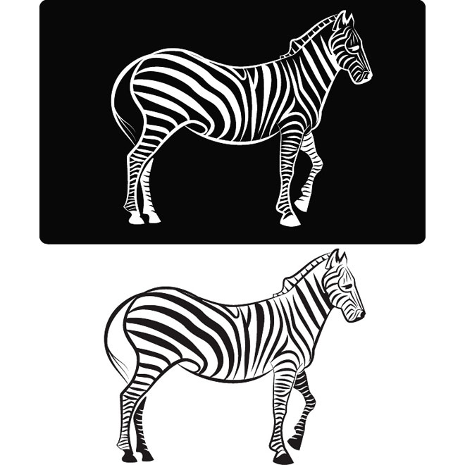 660x660 Zebra Vector Clip Art