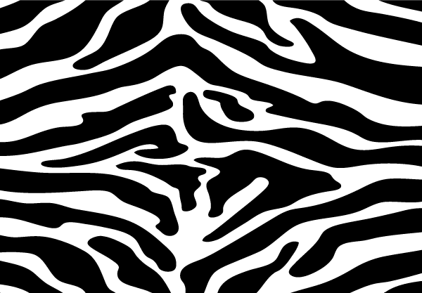 600x417 Free Zebra Print Vector Graphics