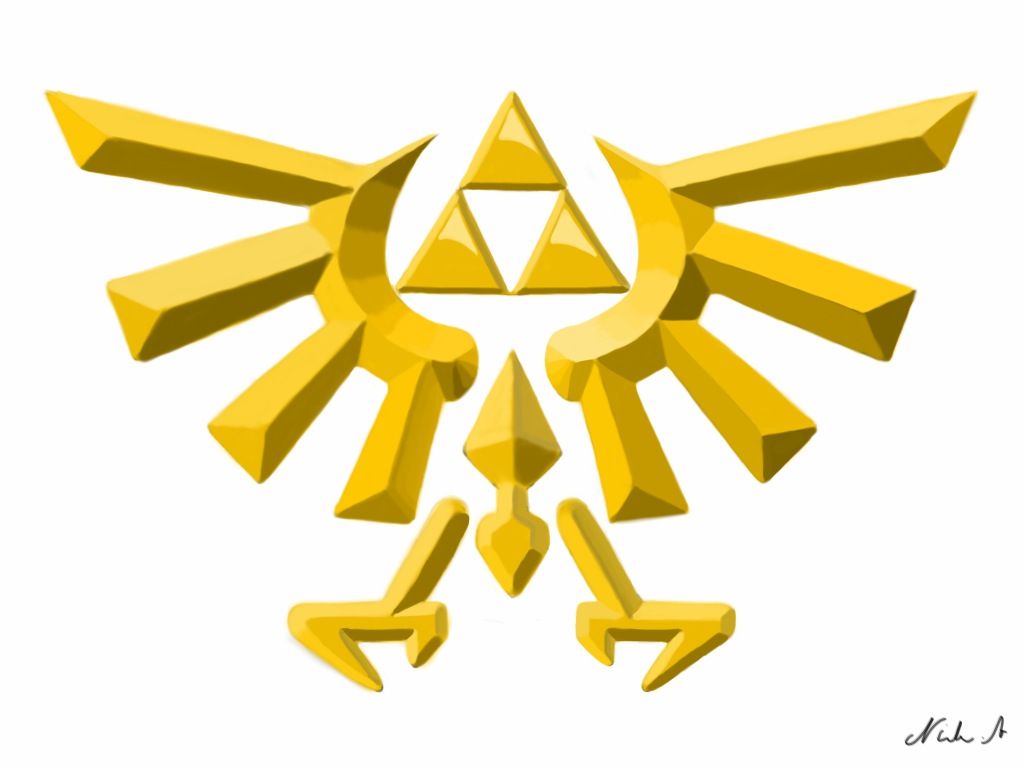 1024x768 Download Vector Zelda Logo, Logo Zelda Vector Zip