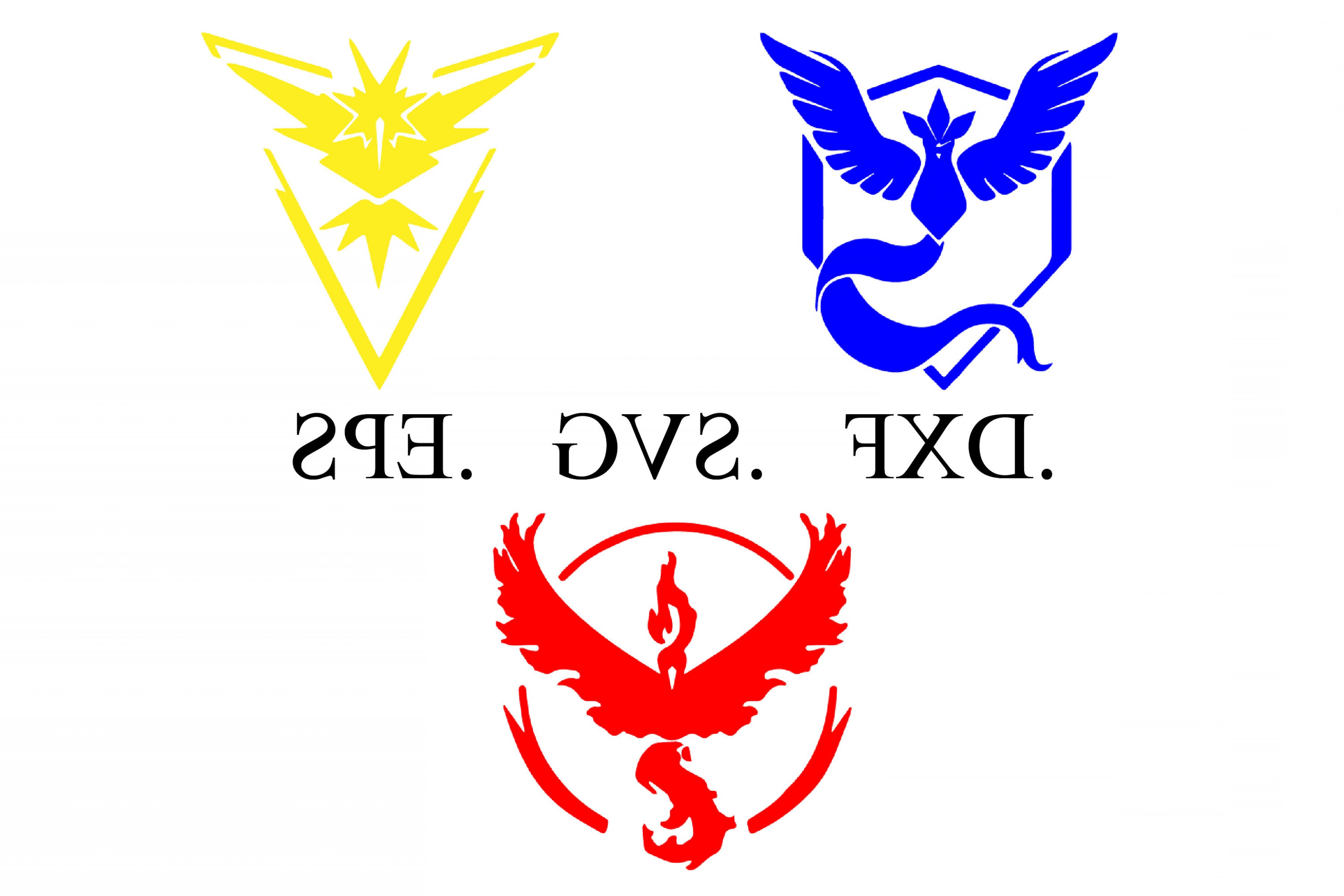 3600x2401 Pokemon Go Team Logo Vector Dxf Handandbeak