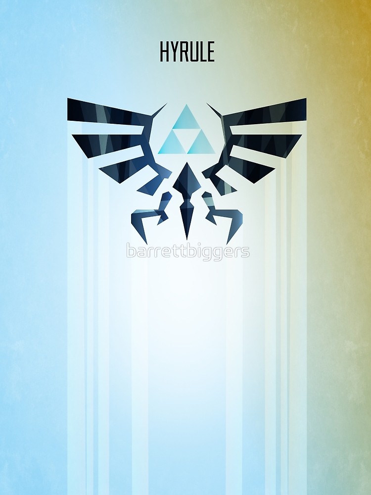 750x1000 Legend Of Zelda Hyrule Rising Minimal Vector Poster Poster
