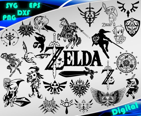 570x467 Legend Of Zelda Zelda Clipart Zelda Printable Silhouette