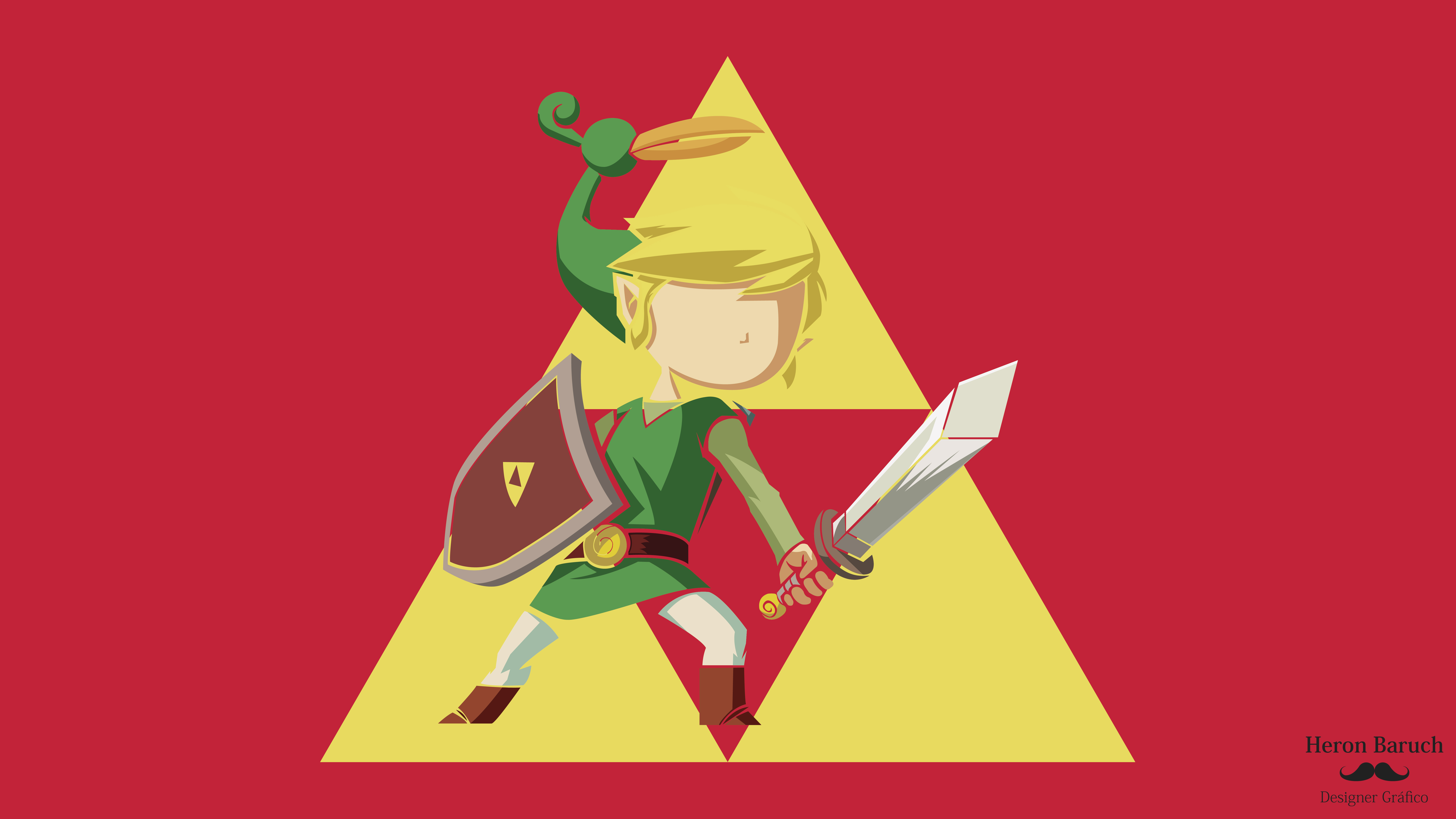 8000x4500 The Legend Of Zelda Minish Cap, Vector Art