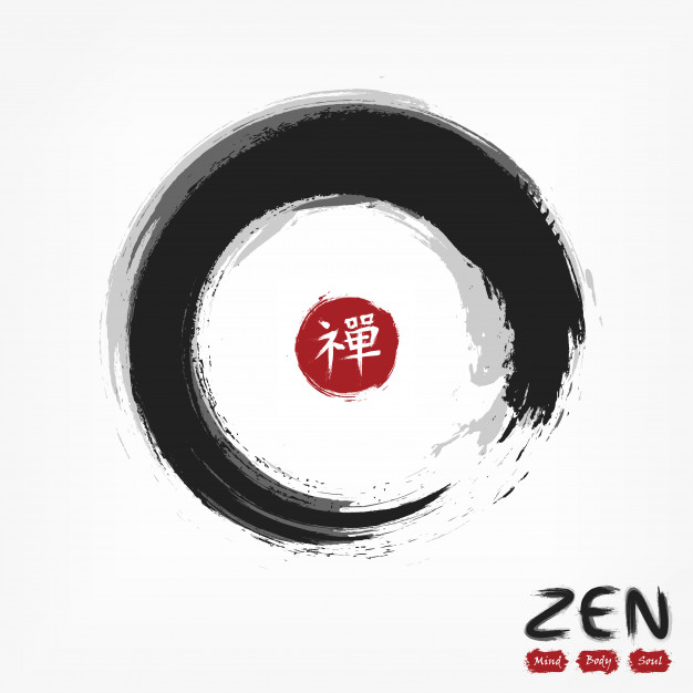 626x626 Enso Zen Circle Style Vector Premium Download
