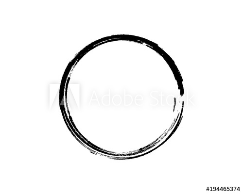 500x400 Classic Circle Zen Sign Symbol Vector
