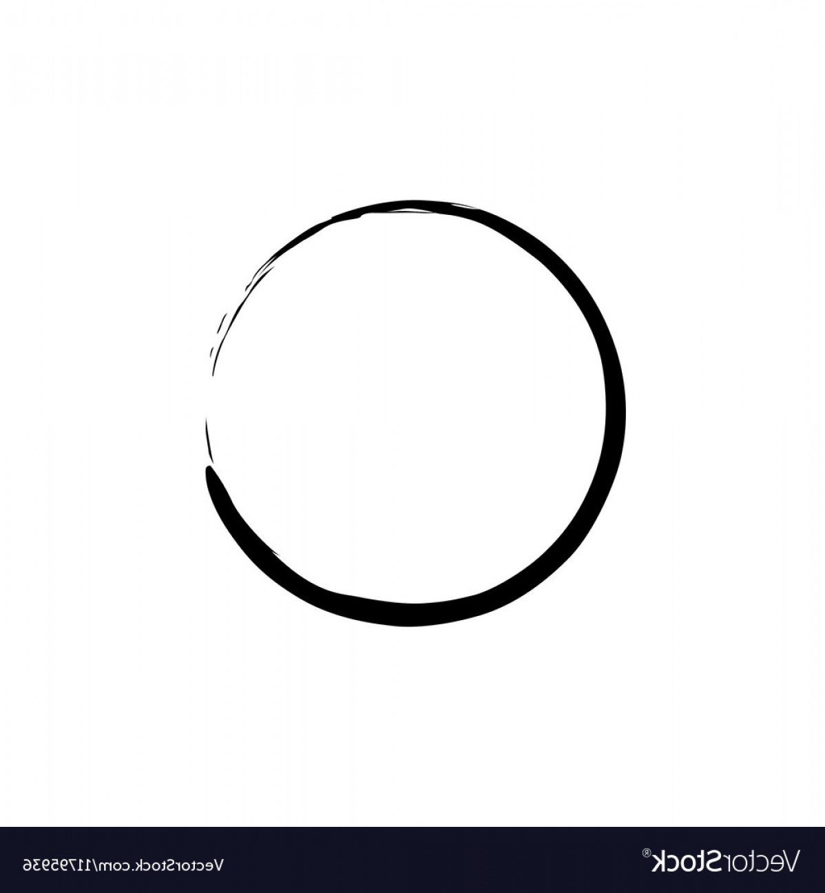 1198x1296 Black Enso Zen Circle Vector Boozeworthy