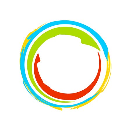 450x450 Colorful Zen Vector Symbol Graphic Logo Design Royalty Free