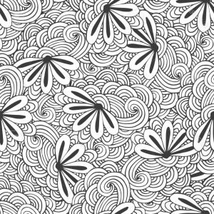 300x300 Vector Zentangle Vector, Zebra Skin Seamless Pattern Vector, Yoga