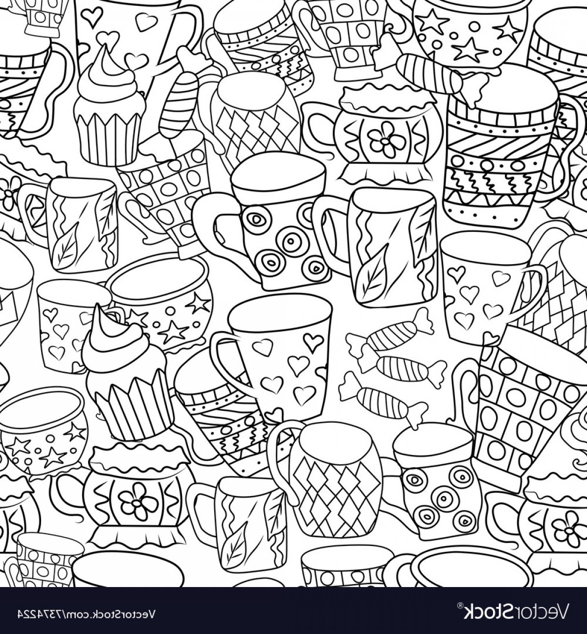 1200x1296 Zentangle Vector Createmepink