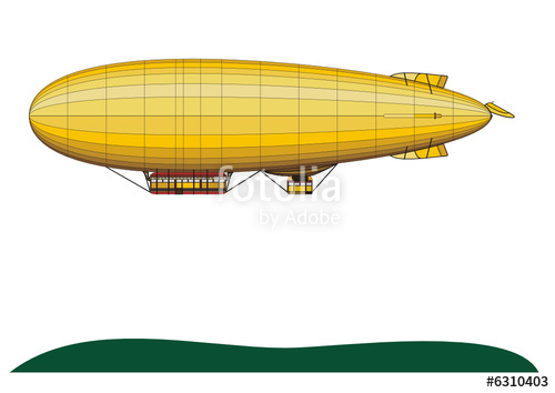 500x354 Zeppelin Dirigible Wwi Stock Image And Royalty Free Vector
