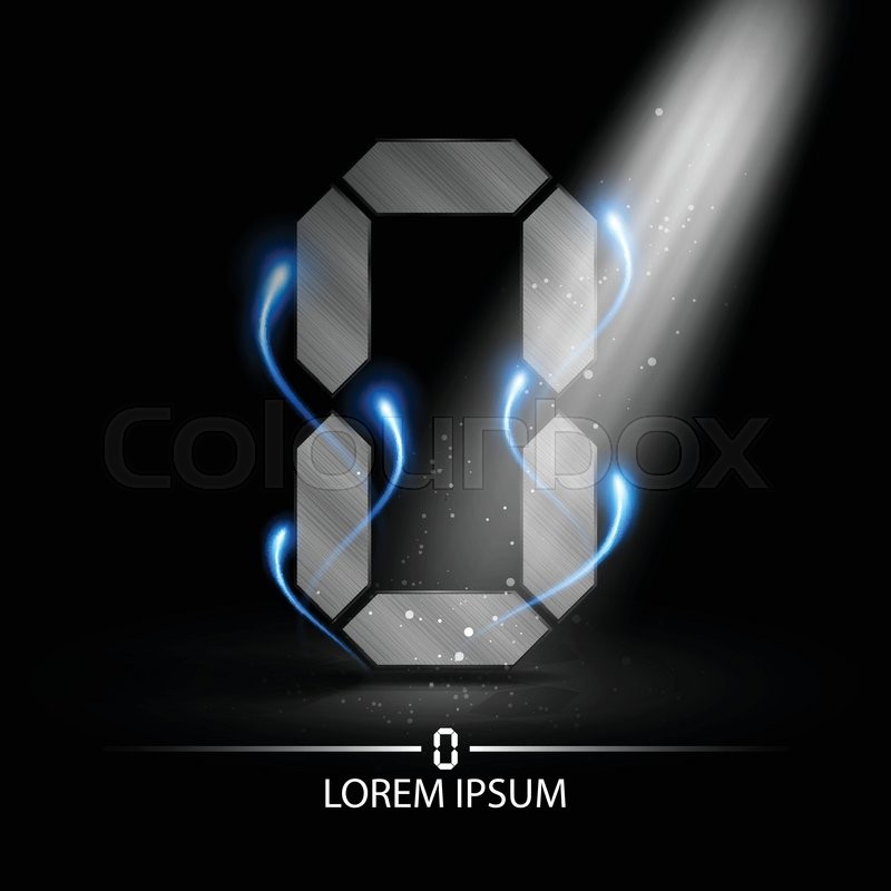 800x800 Technology Number Zero Logo Design Stock Vector Colourbox