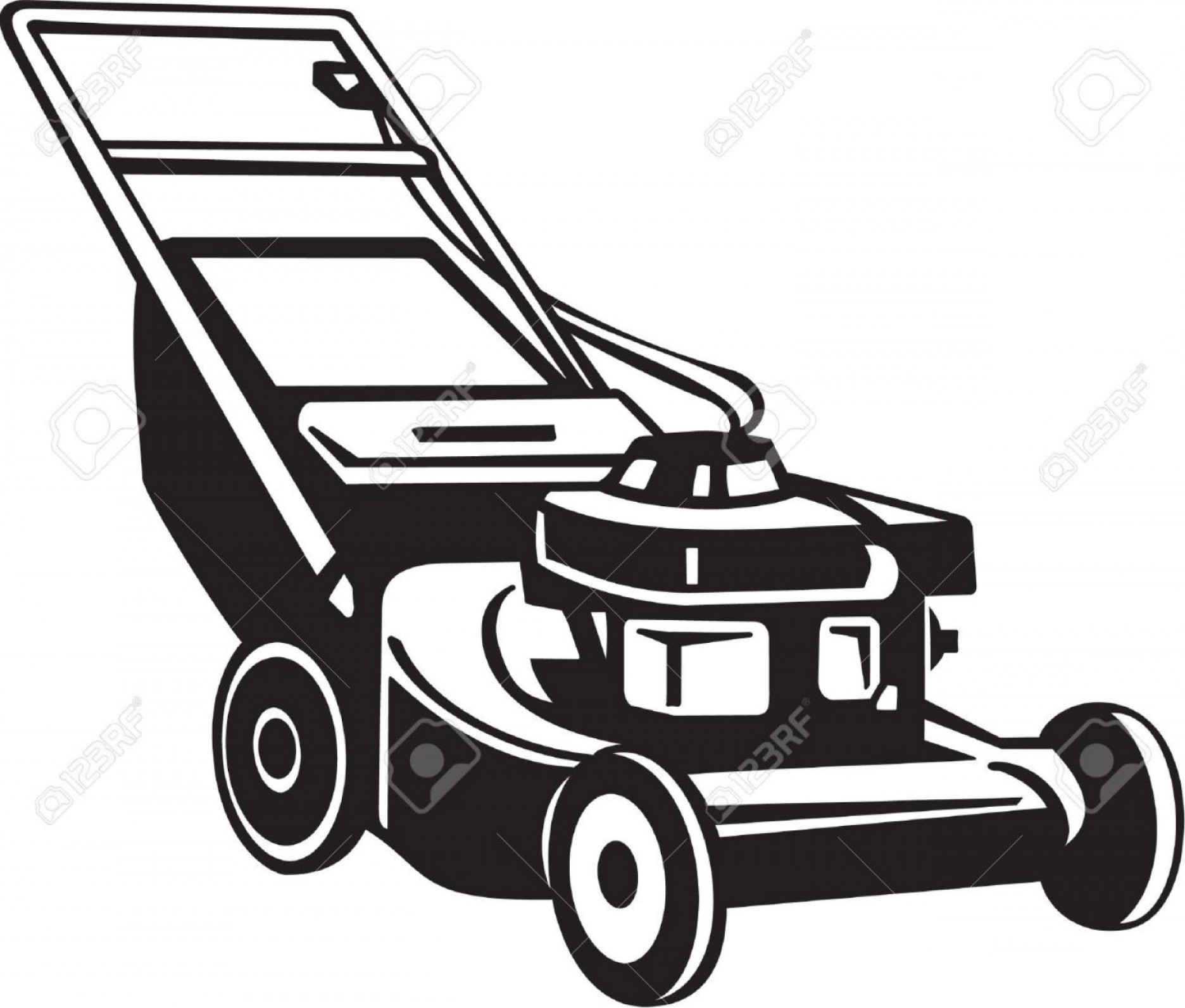 1872x1593 Photopower Lawnmower Vinyl Ready Vector Illustration Soidergi