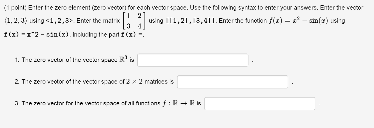 1282x441 Solved Enter The Zero Element