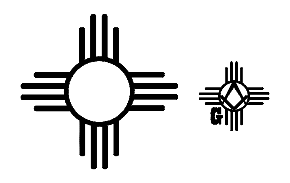 1002x633 Masons Zia Dxf Free Download