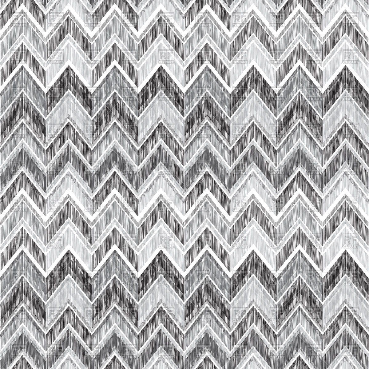 1200x1200 Abstract Geometric Seamless Pattern With Zig Zag Vector Image