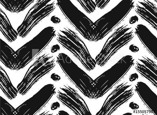 Multicolor Hand Drawn Pattern With Brushed Zigzag Line Vector 500x366 Multicolor Hand Drawn Pattern With Brushed Zigzag Line Vector