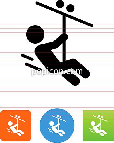400x502 Zip Line Icon