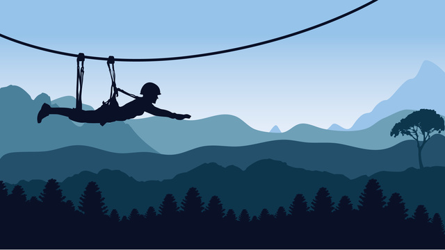 Zip Line Vector at Vectorified.com | Collection of Zip Line Vector free ...