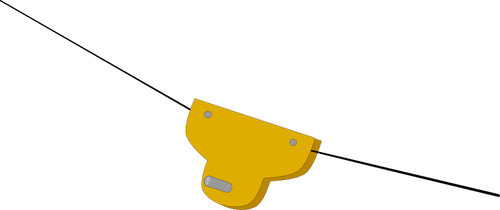 500x210 Zip Line Vector Image