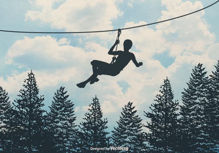 700x490 Free Zipline Vector Background