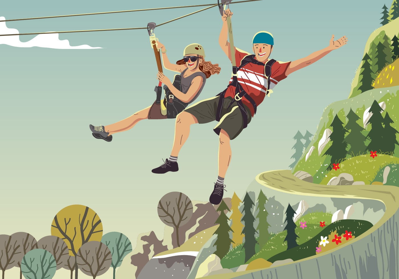 Zipline Vector at Collection of Zipline Vector free