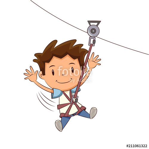 500x500 Child Ziplining Stock Image And Royalty Free Vector