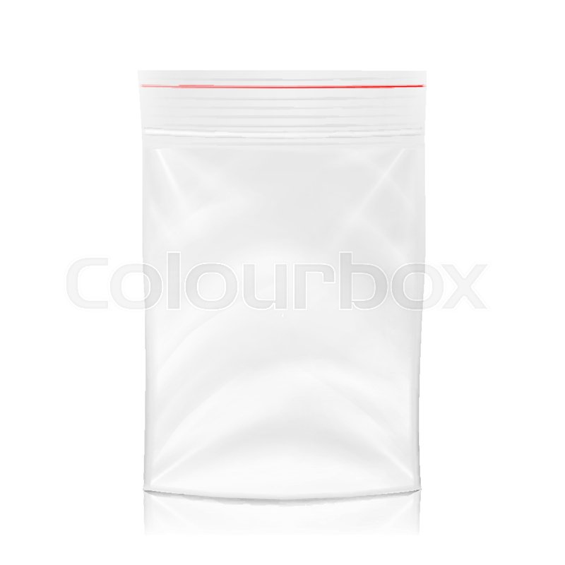 800x800 Plastic Polyethylene Pocket Bag Vector Stock Vector Colourbox