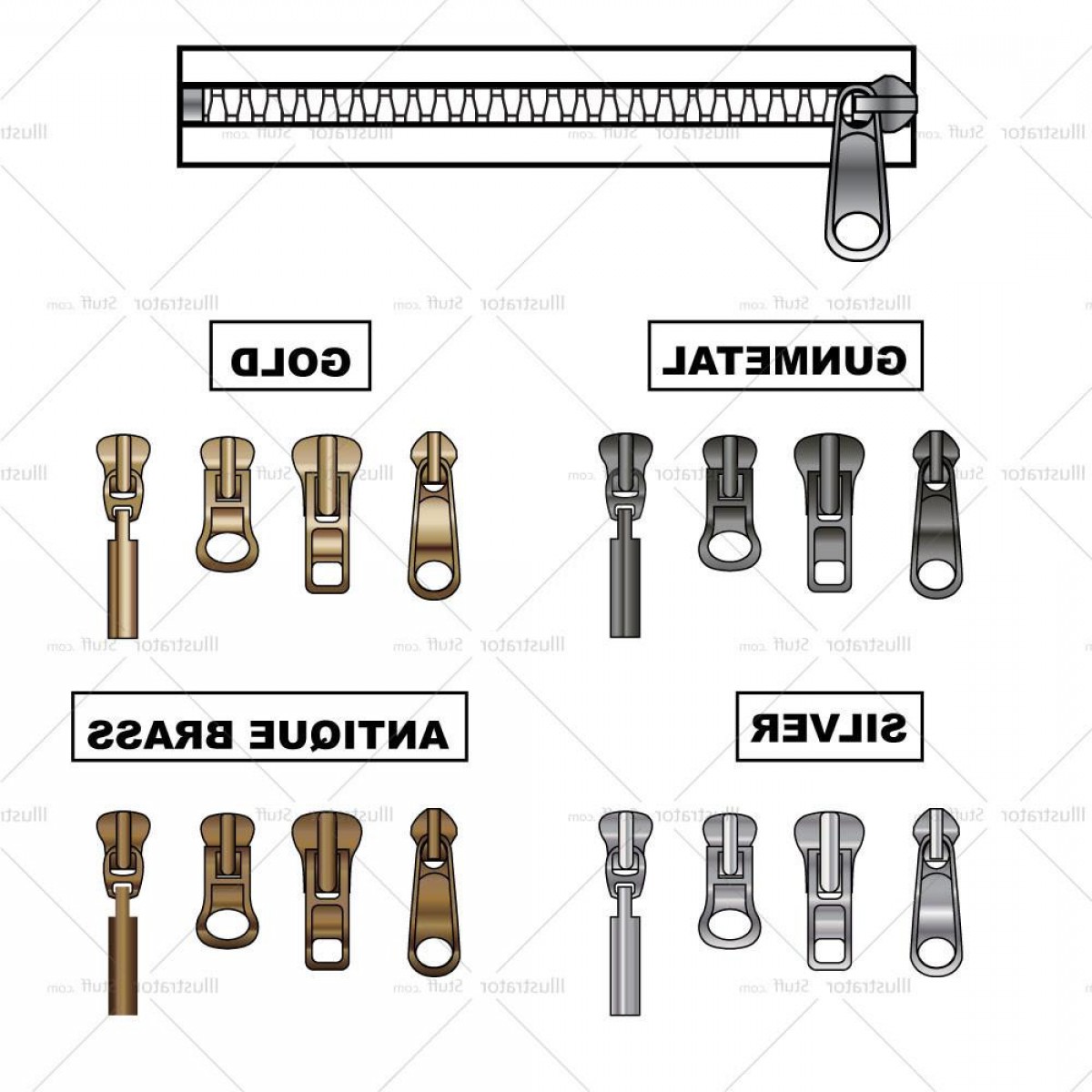Various Metal And Zipper Pulls With Zipper Brush Pattern Soidergi 1200x1200 Various Metal And Zipper Pulls With Zipper Brush Pattern Soidergi