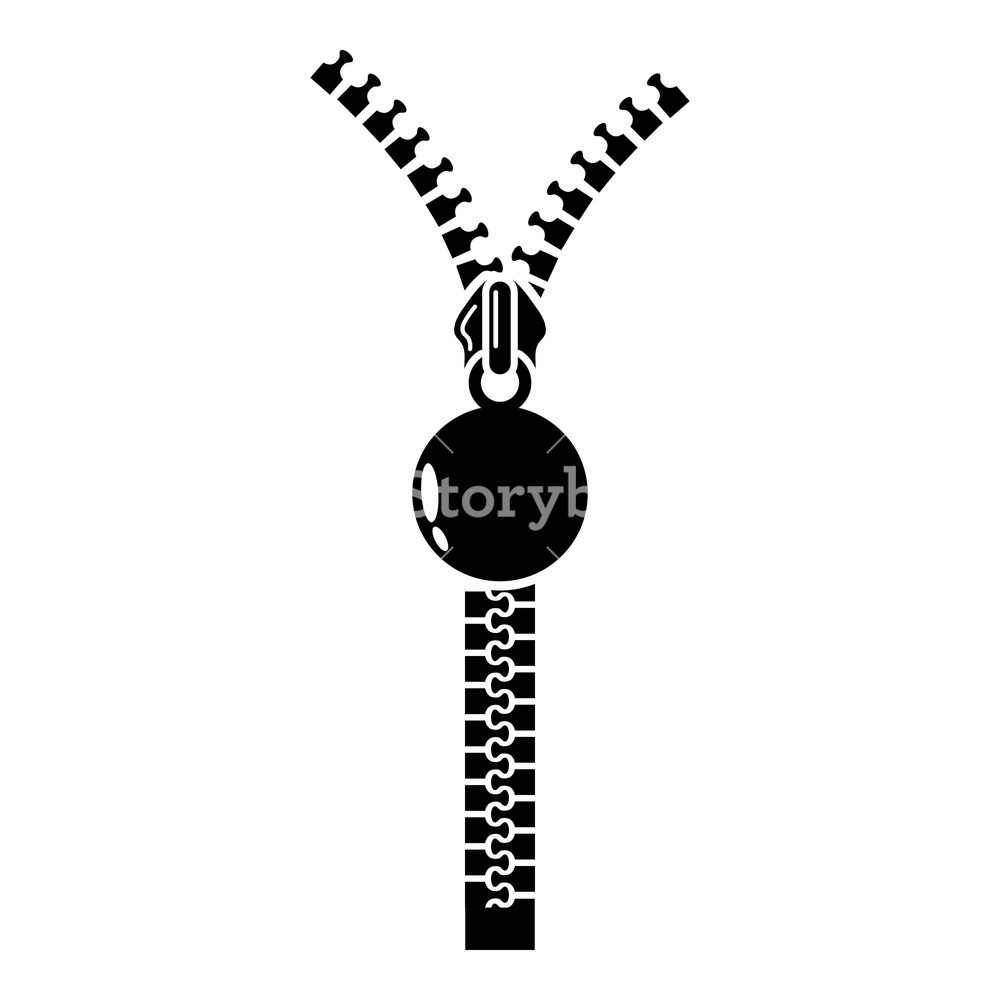 1000x1000 Opened Zip Icon Simple Illustration Of Opened Zip Vector Icon