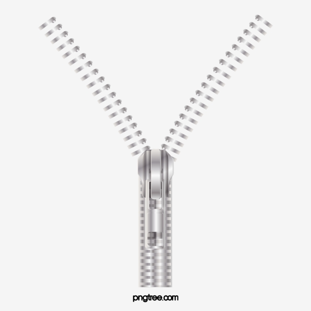 640x640 Silver Zipper Vector Material, Pull Ring, Silvery, Zipper Png