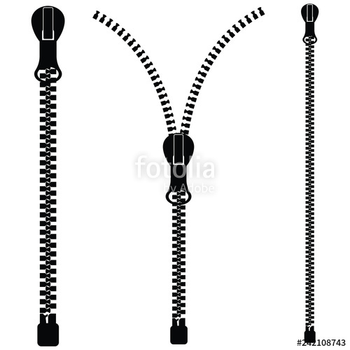 500x500 Zipper Vector Design Illustration Stock Image And Royalty Free