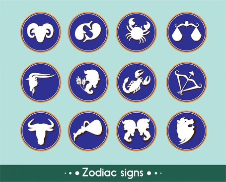 455x368 Zodiac Free Vector Download