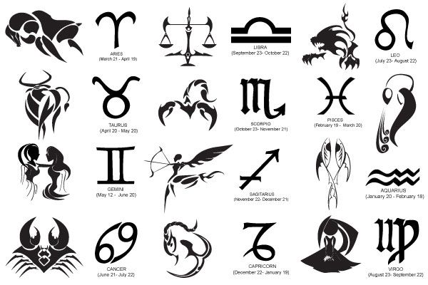 600x400 Download Horoscope Symbols Vector For Free!