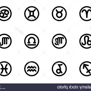 300x300 Stock Photo Vector Black Zodiac Symbols Icon Set Hoodamathrun