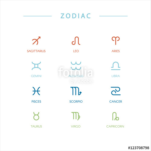 500x500 Zodiac Symbols Stock Image And Royalty Free Vector