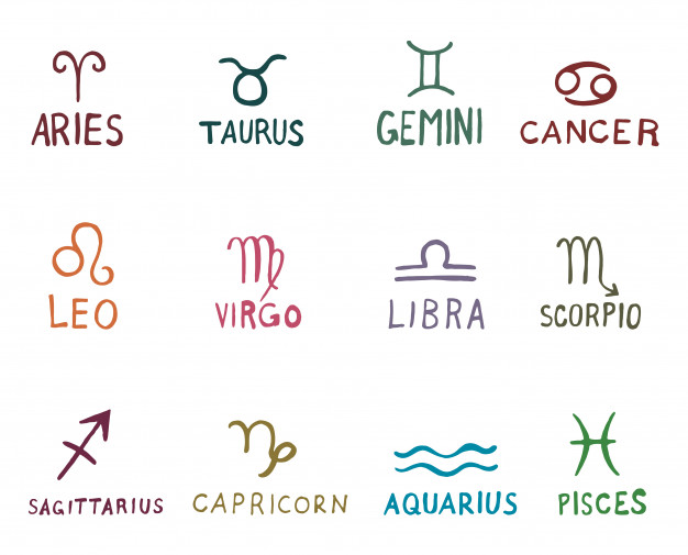 626x505 Zodiac Symbols Vector Premium Download