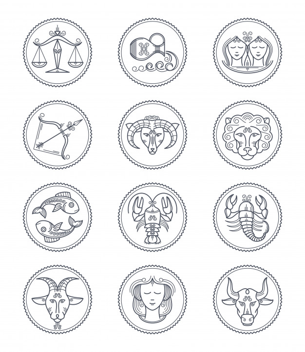 Zodiac Symbols Vector at Vectorified.com | Collection of Zodiac Symbols ...