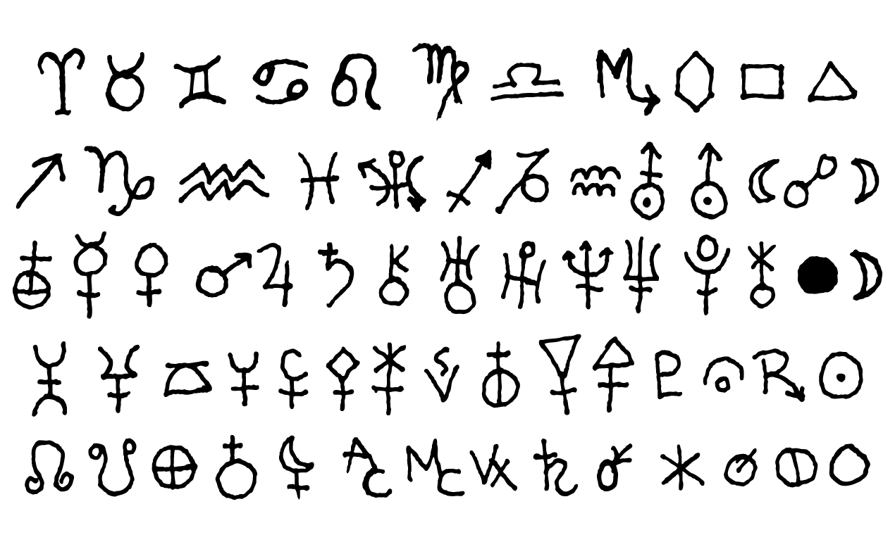 1270x770 Astrology Vectors And Zodiac Symbols