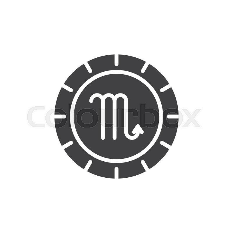 800x800 Scorpion Zodiac Vector Icon Filled Stock Vector Colourbox