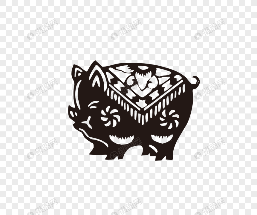 860x720 Black Paper Cut Zodiac Vector Material Png Image Picture Free