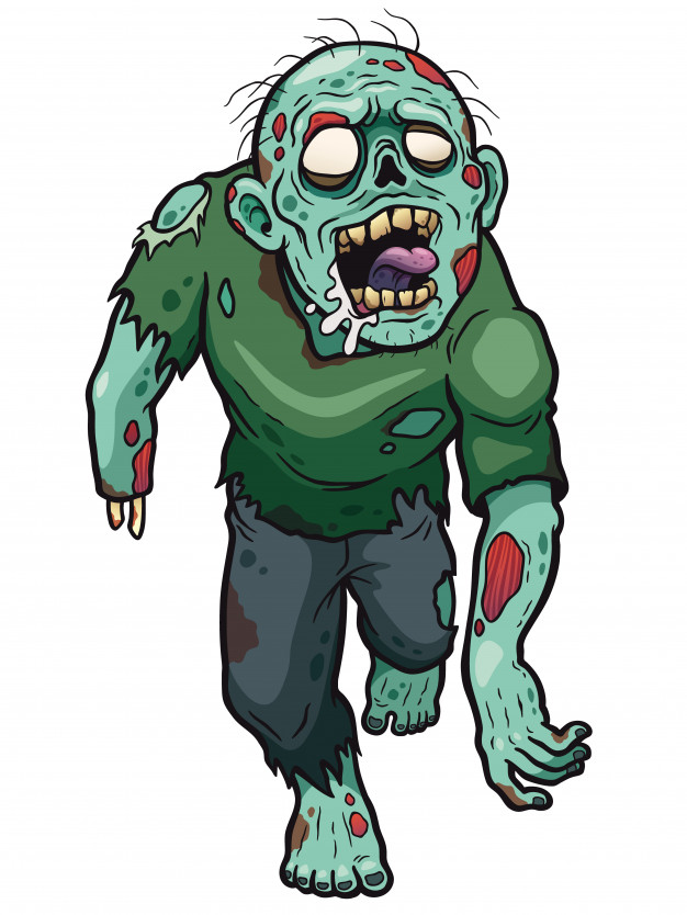 626x834 Zombie Cartoon Vector Premium Download