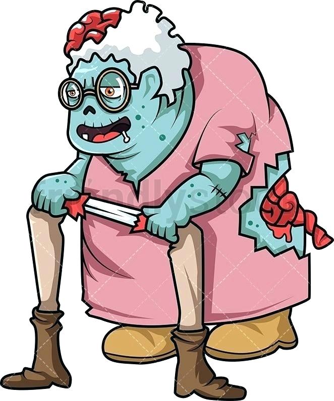 662x796 Cute Zombie Cartoon