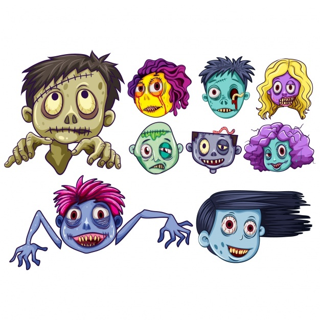 626x626 Zombie Face Vectors, Photos And Free Download
