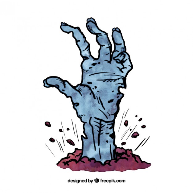 626x626 Dead Zombie Hand Vector Premium Download