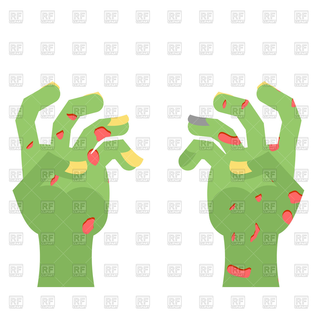 1200x1200 Zombie Hands Vector Image Of People Maryvalery