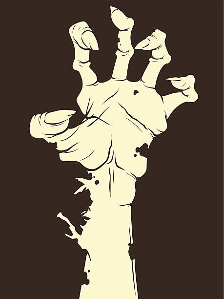 459x612 Zombie Hand Vector Art Illustration Clips For Halloween