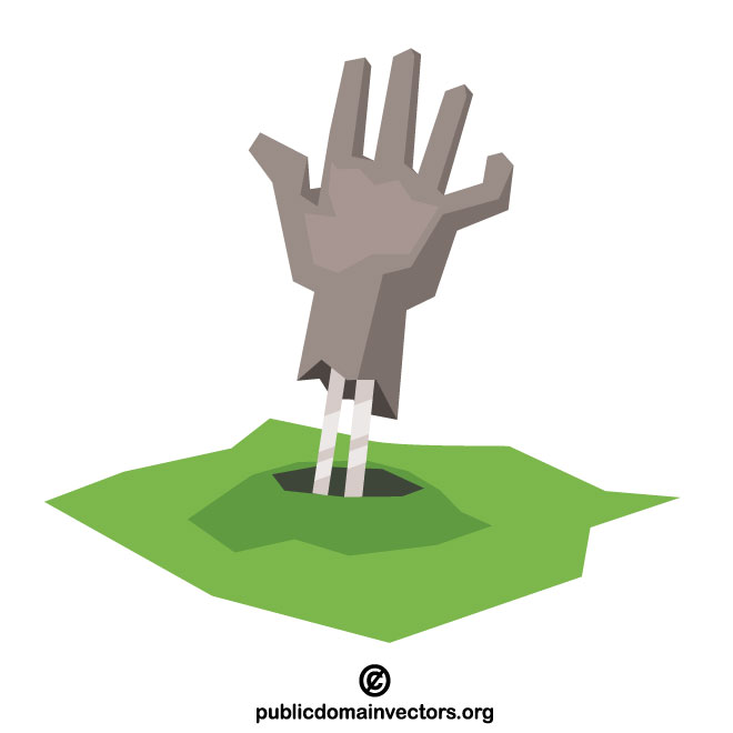 660x660 Zombie Hand Vector Clip Art